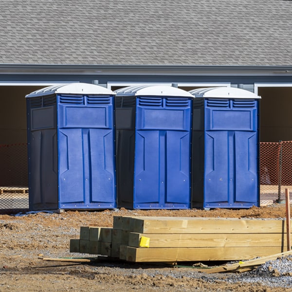 is there a specific order in which to place multiple portable restrooms in Highwood